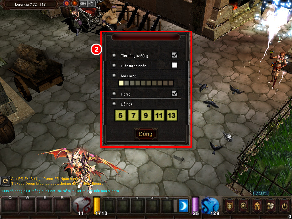 Chức năng chính của Game MU Bảo Việt Chức năng chính của Game MU Bảo Việt